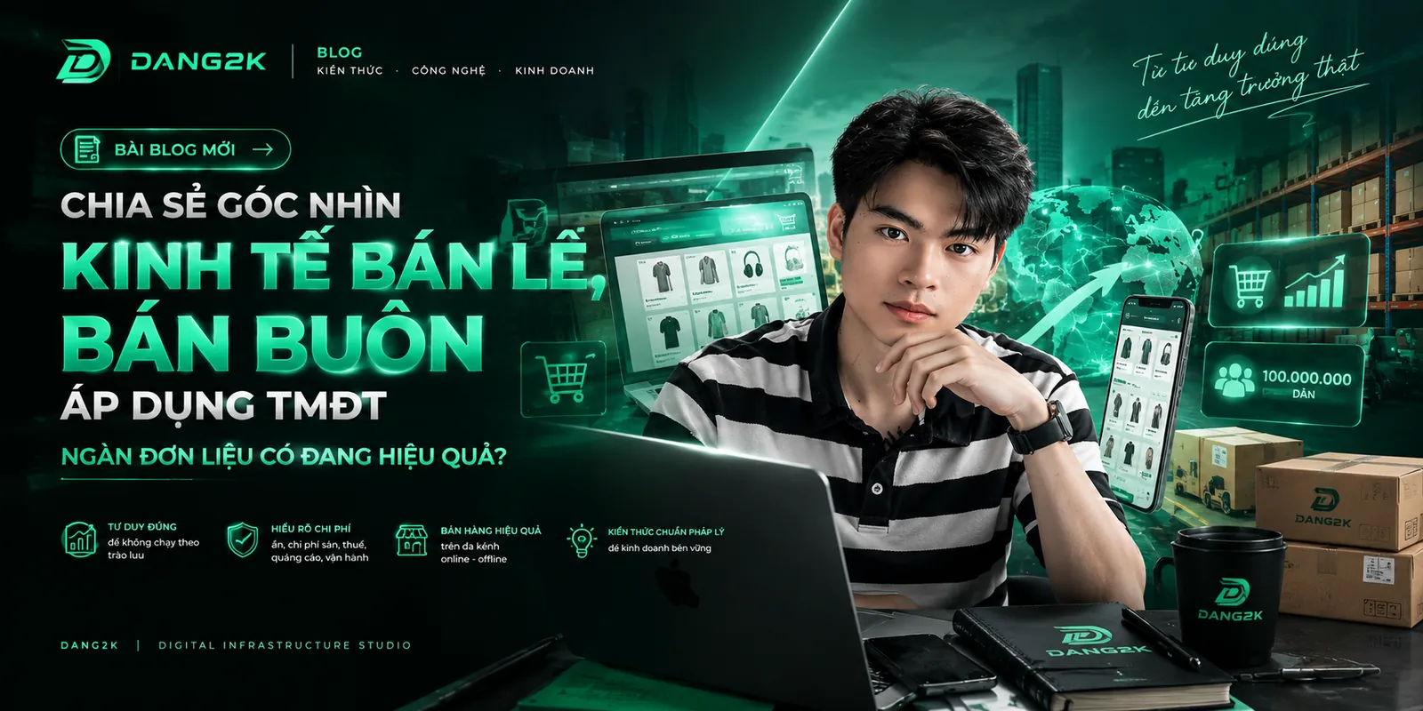 Trương Văn Đăng chia sẻ góc nhìn kinh tế bán lẻ, bán buôn áp dụng TMĐT 2026, ngàn đơn liệu có đang hiệu quả